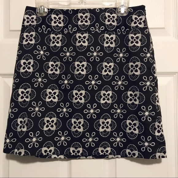 LOFT Embroidered Skirt - Picture 2 of 3